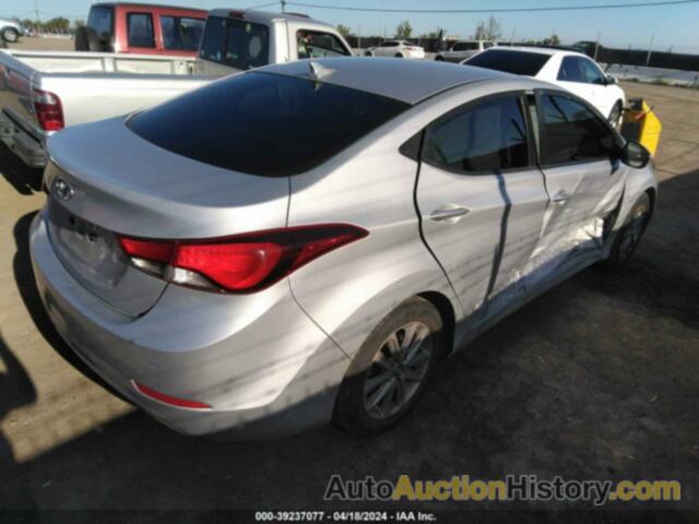 HYUNDAI ELANTRA SE, KMHDH4AE4EU140818