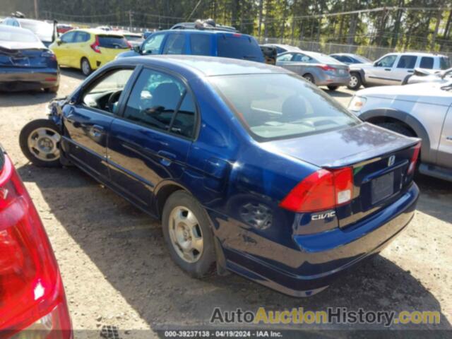 HONDA CIVIC HYBRID, JHMES96695S018913