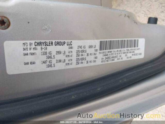 CHRYSLER TOWN & COUNTRY TOURING, 2A4RR5D14AR420973