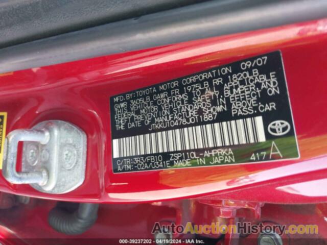 SCION XD, JTKKU10478J011887