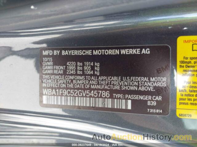 BMW 228I, WBA1F9C52GV545786