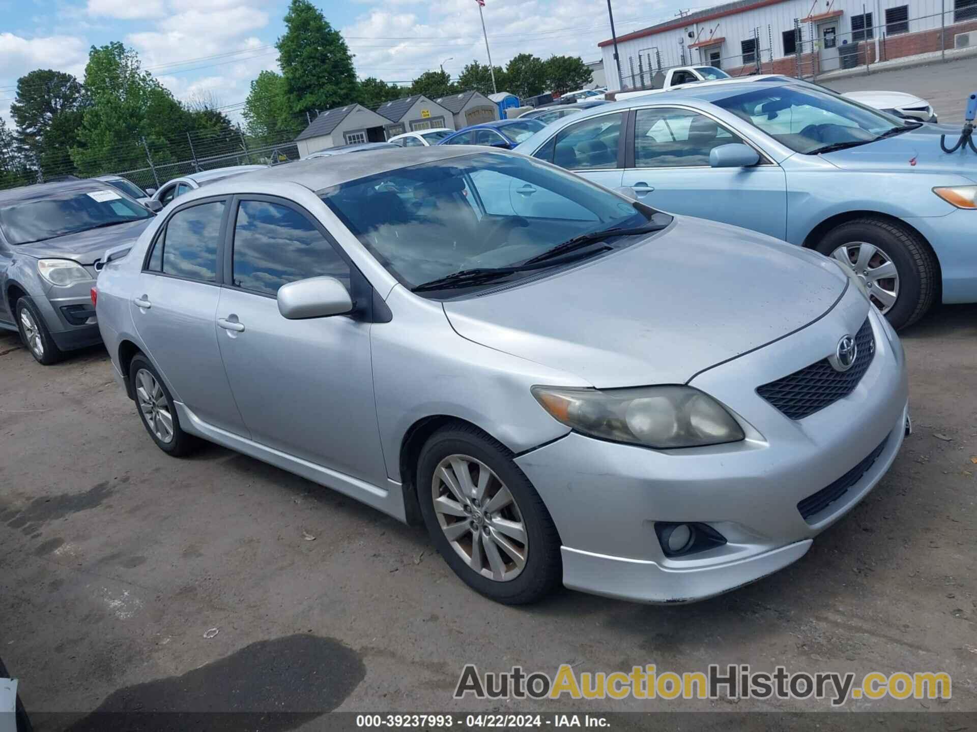 TOYOTA COROLLA S, 1NXBU4EE8AZ360664