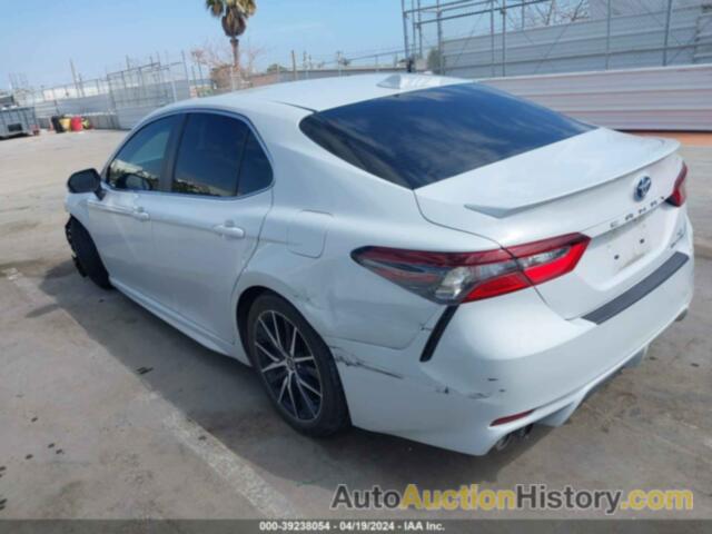 TOYOTA CAMRY SE HYBRID, 4T1S31AK3NU033799