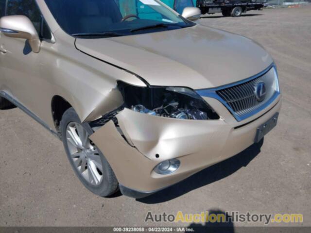 LEXUS RX 450H, JTJBC1BA4A2016278