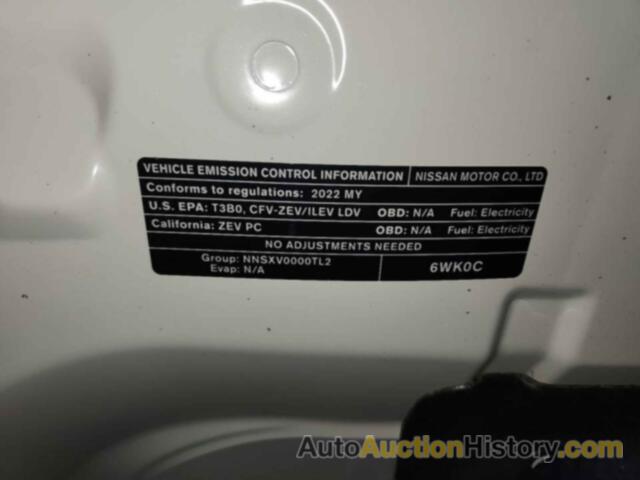 NISSAN LEAF SV, 1N4AZ1CV0NC560717