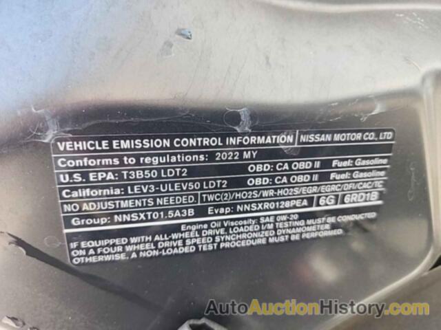 NISSAN ROGUE SV, 5N1BT3BA1NC683187