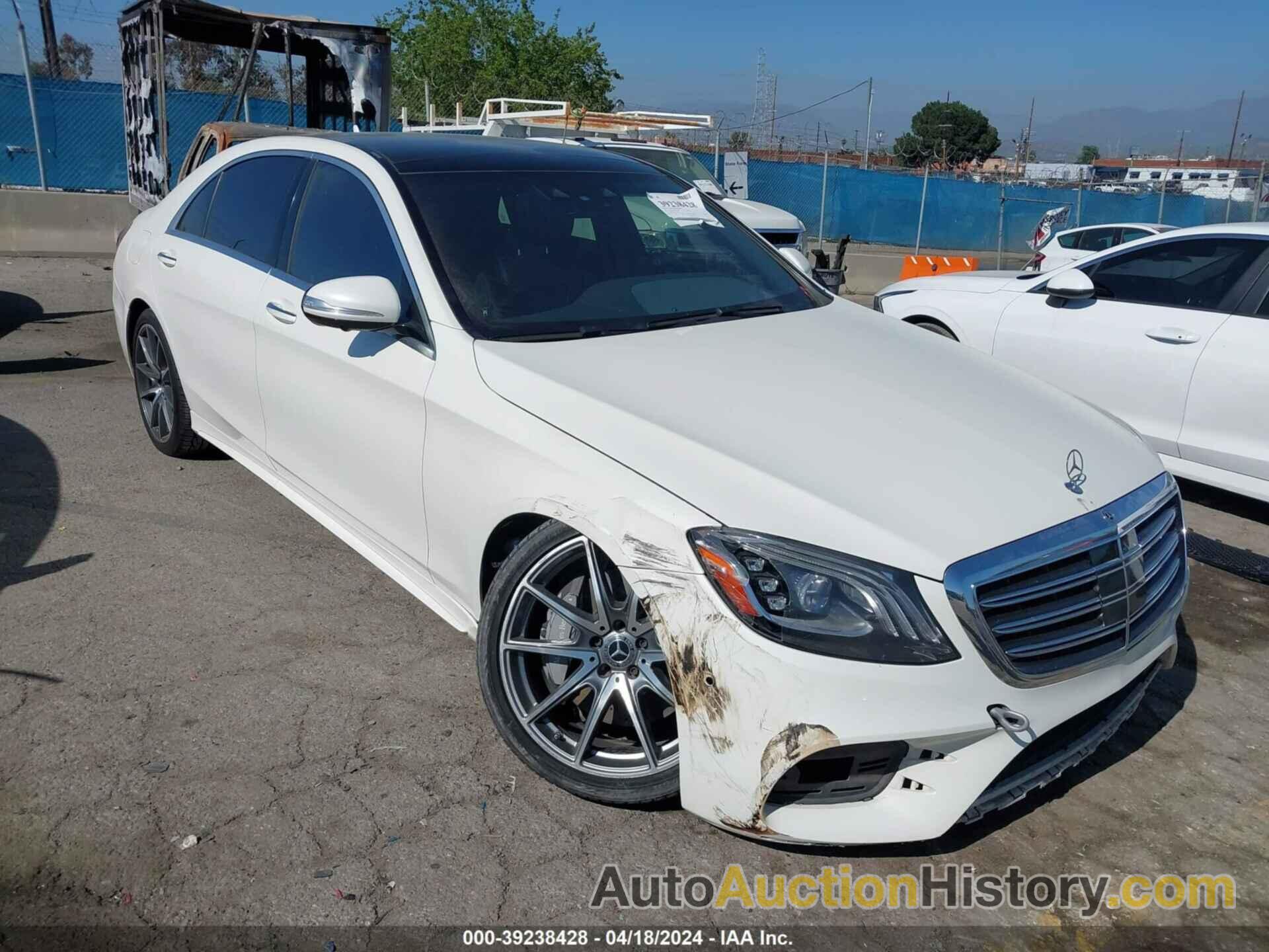 MERCEDES-BENZ S 450 4MATIC, WDDUG6GB9JA360862