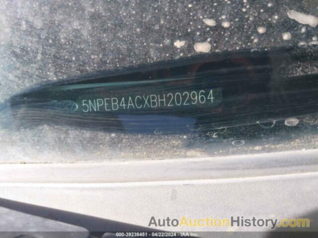 HYUNDAI SONATA GLS, 5NPEB4ACXBH202964