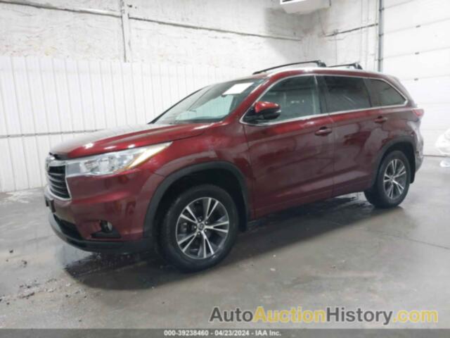 TOYOTA HIGHLANDER XLE V6, 5TDJKRFHXGS337718