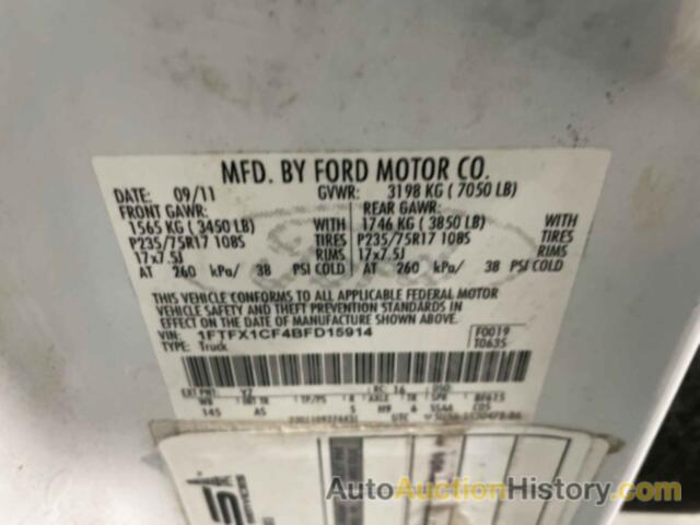 FORD F-150 XL, 1FTFX1CF4BFD15914