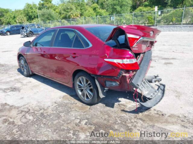 TOYOTA CAMRY LE/XLE/SE/XSE, 4T1BF1FK5HU620736