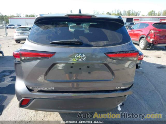 TOYOTA HIGHLANDER L/LE/XLE/LIMITED/PLATINUM, 5TDKDRBH9PS504459