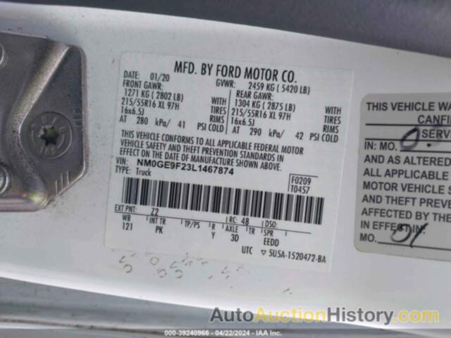 FORD TRANSIT CONNECT XLT PASSENGER, NM0GE9F23L1467874