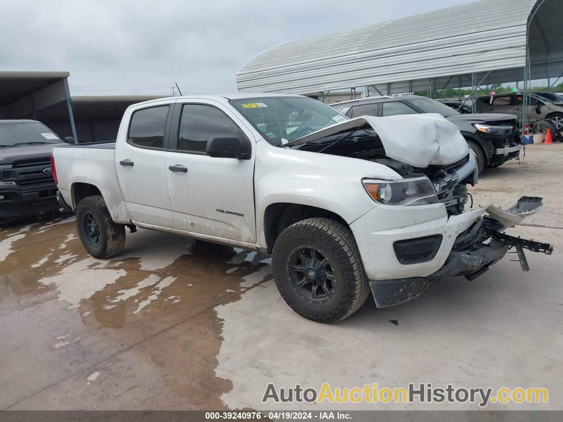 CHEVROLET COLORADO 2WD  SHORT BOX WT, 1GCGSBEN6L1105777