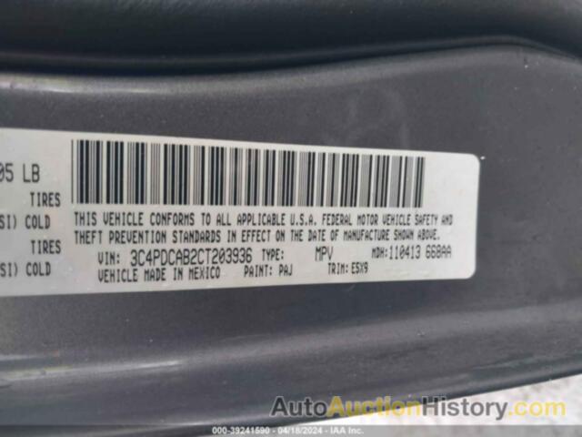 DODGE JOURNEY SE/AVP, 3C4PDCAB2CT203936