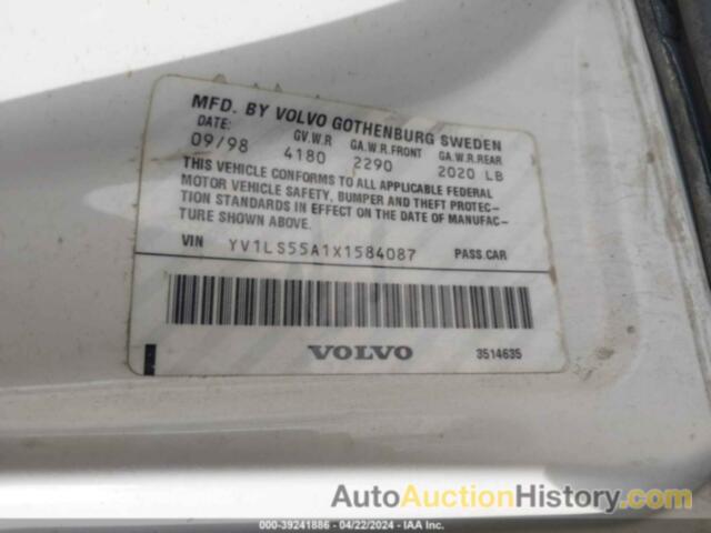 VOLVO S70, YV1LS55A1X1584087