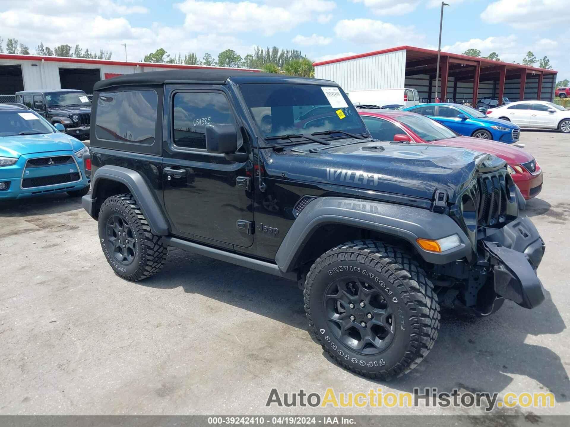 JEEP WRANGLER 2-DOOR WILLYS 4X4, 1C4GJXAN7PW654385