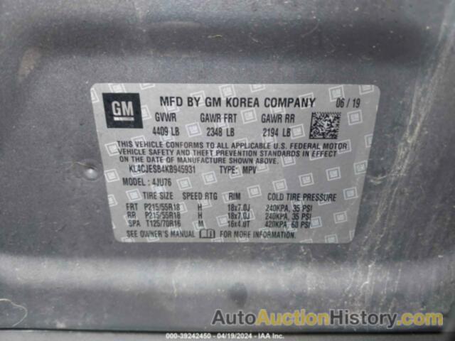 BUICK ENCORE AWD PREFERRED, KL4CJESB4KB945931