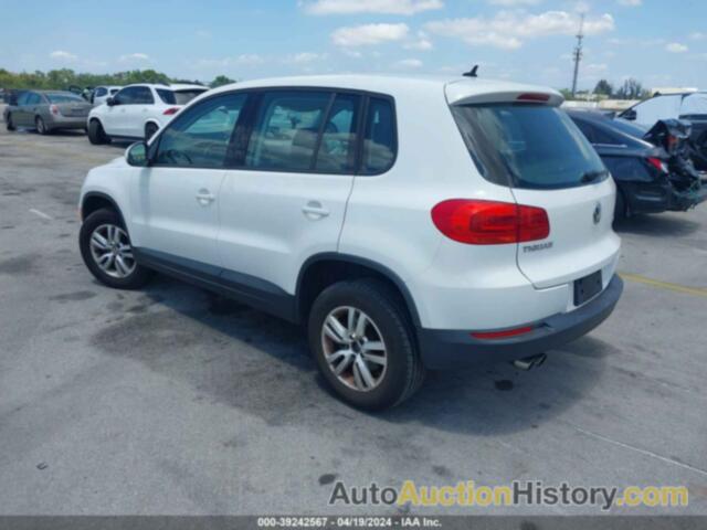 VOLKSWAGEN TIGUAN S, WVGAV3AX2DW562905