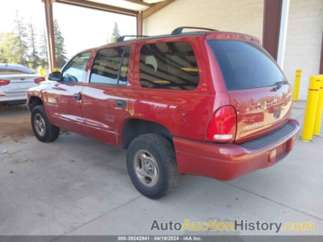 DODGE DURANGO, 1B4HS28Y4XF500976