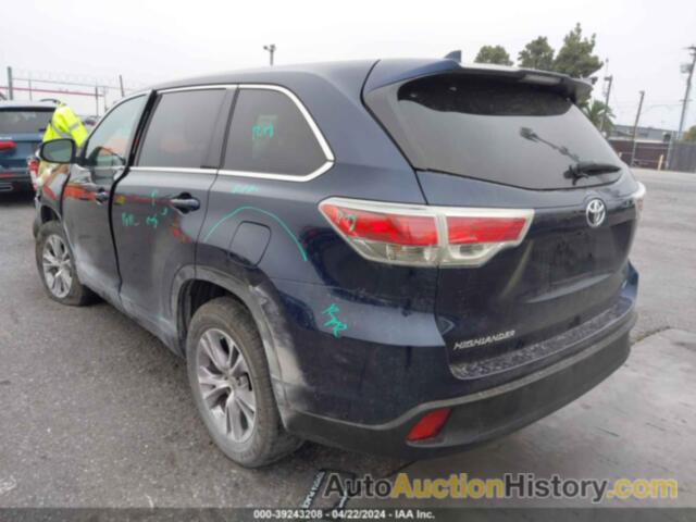 TOYOTA HIGHLANDER LE/LE PLUS, 5TDZKRFH3ES020637