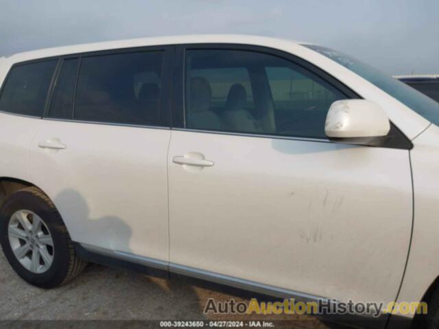 TOYOTA HIGHLANDER PLUS/SE, 5TDZK3EH5DS135415