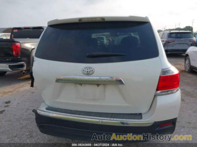 TOYOTA HIGHLANDER PLUS/SE, 5TDZK3EH5DS135415