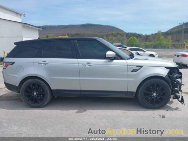 LAND ROVER RANGE ROVER SPORT 3.0L V6 SUPERCHARGED HSE, SALWR2VF9FA628790