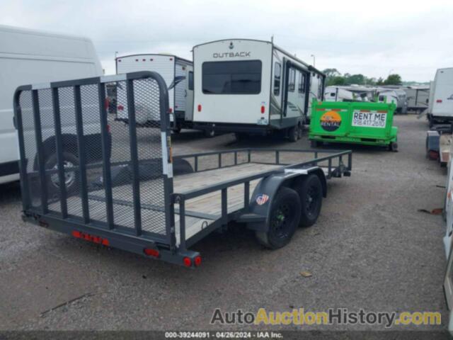 LOAD TRAIL UTILITY TRAILER, 4ZEUT1626R1301270