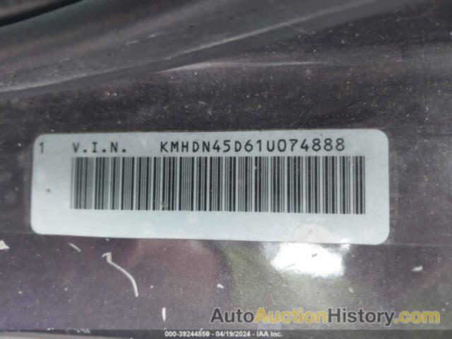 HYUNDAI ELANTRA GLS, KMHDN45D61U074888