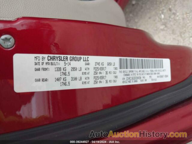 CHRYSLER TOWN & COUNTRY TOURING, 2C4RC1BG3ER394590