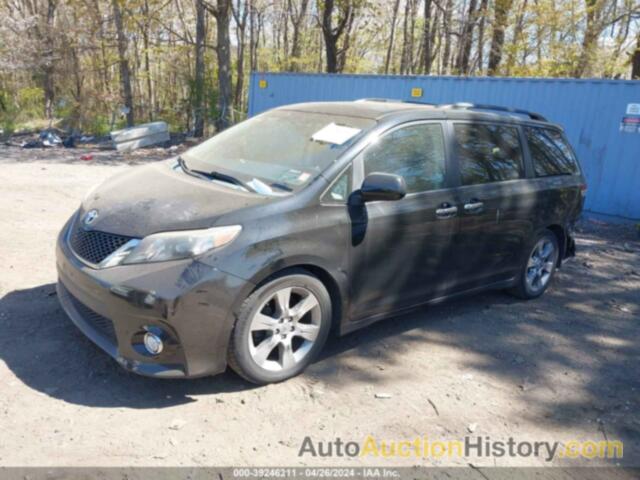 TOYOTA SIENNA SE 8 PASSENGER, 5TDXK3DC7DS293025