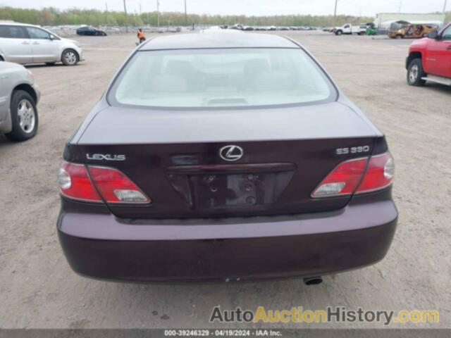 LEXUS ES 330, JTHBA30G845018614