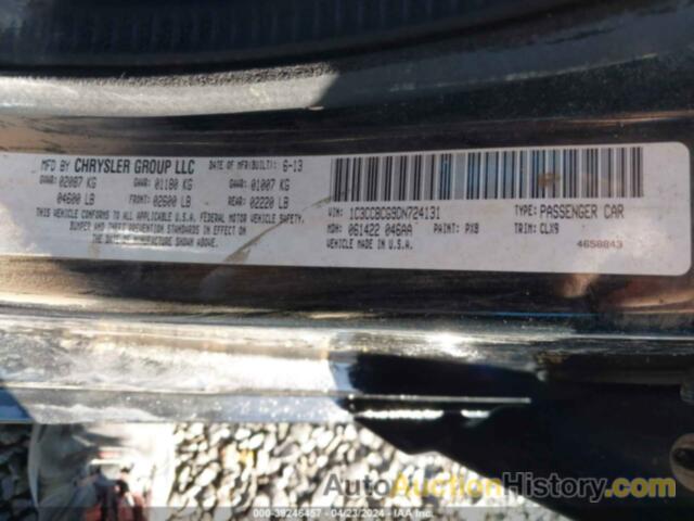 CHRYSLER 200 LIMITED, 1C3CCBCG9DN724131