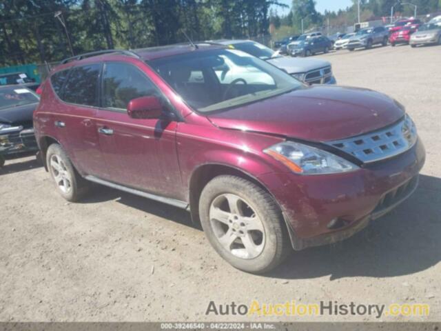 NISSAN MURANO SL, JN8AZ08W95W416074