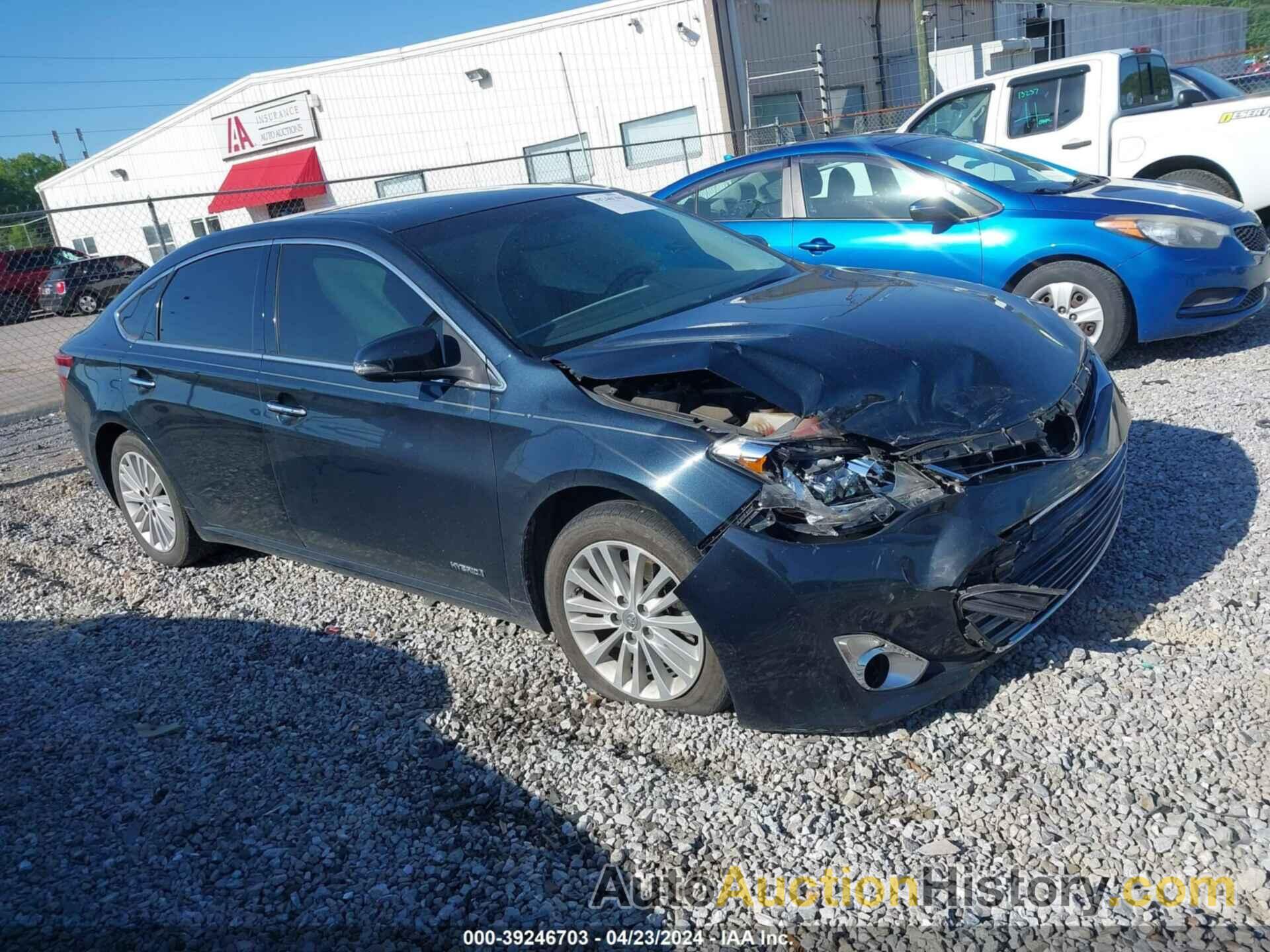 TOYOTA AVALON HYBRID/PREM/TOUR/LTD, 4T1BD1EB7FU040537