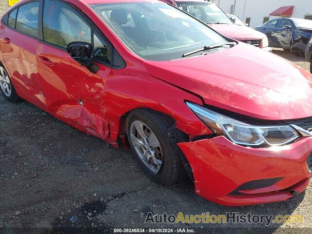 CHEVROLET CRUZE LS AUTO, 1G1BC5SM2J7247311