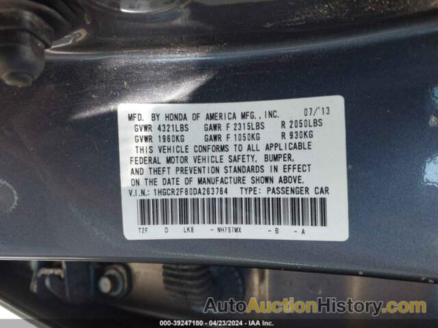 HONDA ACCORD EX-L, 1HGCR2F80DA263764