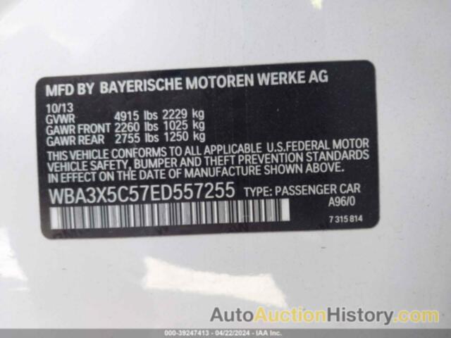 BMW 328I GRAN TURISMO XIGT, WBA3X5C57ED557255