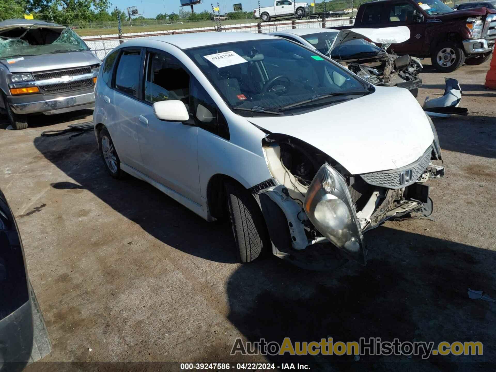 HONDA FIT SPORT, JHMGE88459S049541