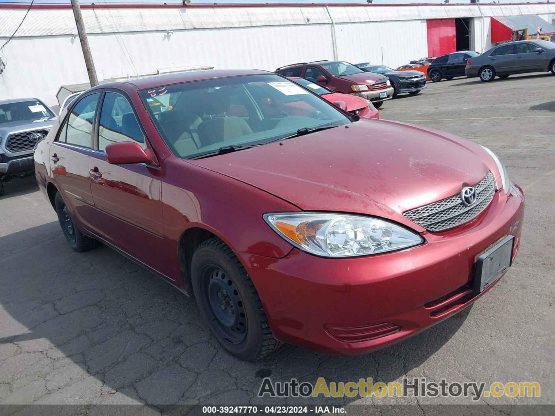 TOYOTA CAMRY LE, JTDBE32K540269997