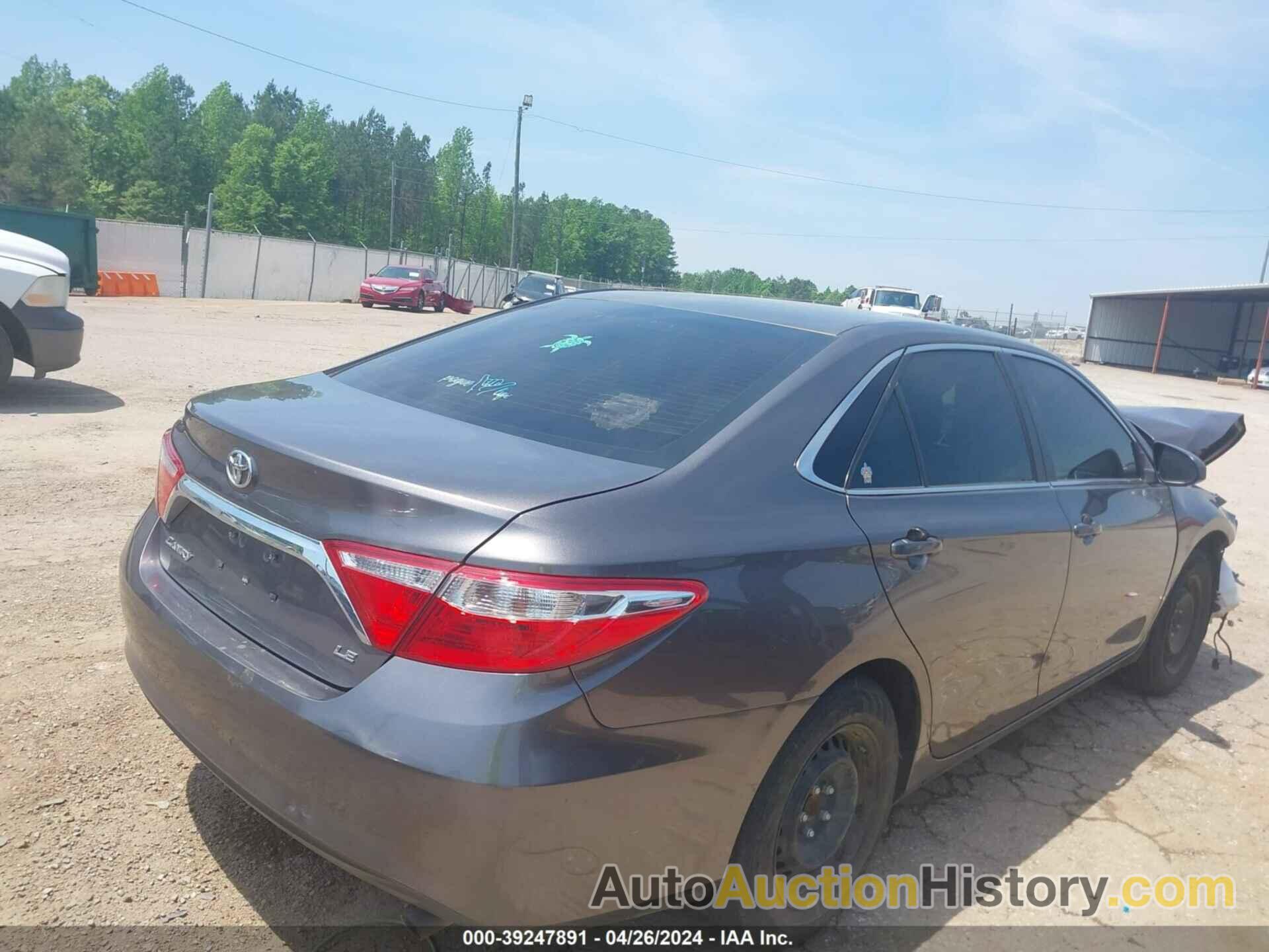 TOYOTA CAMRY LE/XLE/SE/XSE, 4T1BF1FK4HU354514