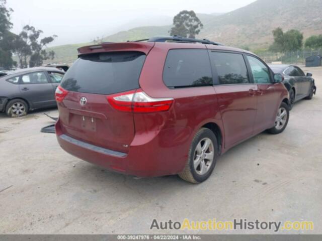 TOYOTA SIENNA LE 8 PASSENGER, 5TDKZ3DC7HS786618