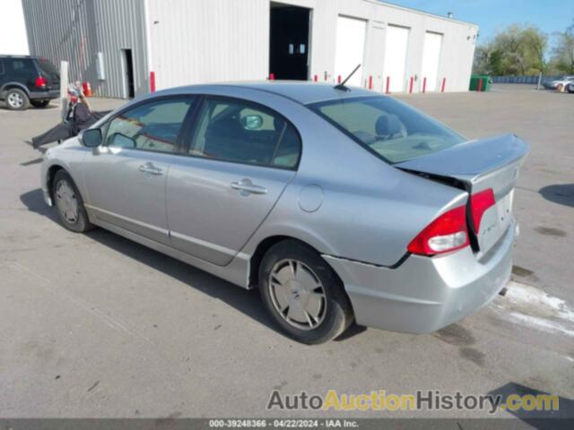 HONDA CIVIC HYBRID, JHMFA36299S002444