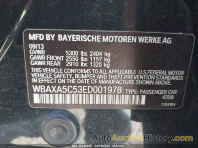 BMW 535D, WBAXA5C53ED001978