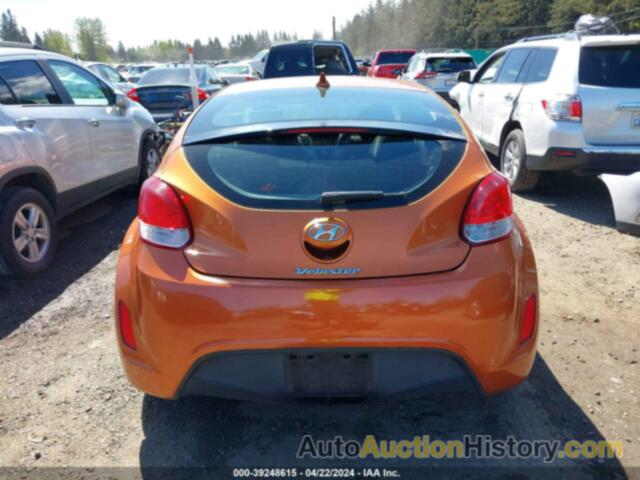 HYUNDAI VELOSTER BASE W/BLACK, KMHTC6AD6DU136068