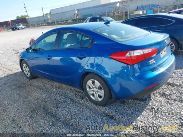 KIA FORTE LX, KNAFX4A68F5315654