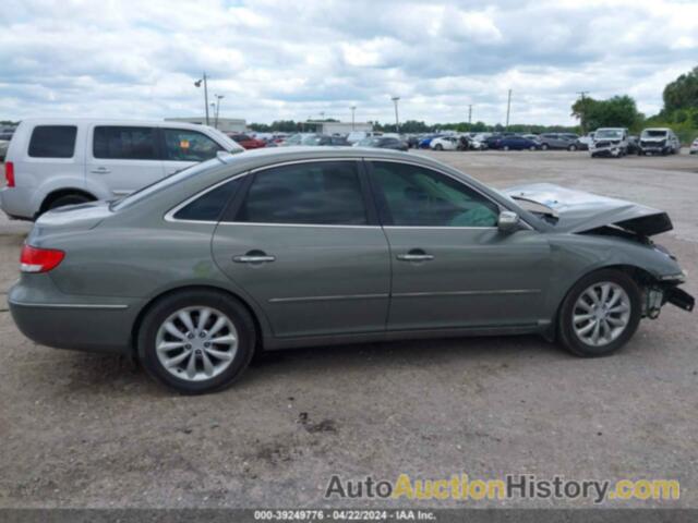 HYUNDAI AZERA LIMITED, KMHFC46F98A285321