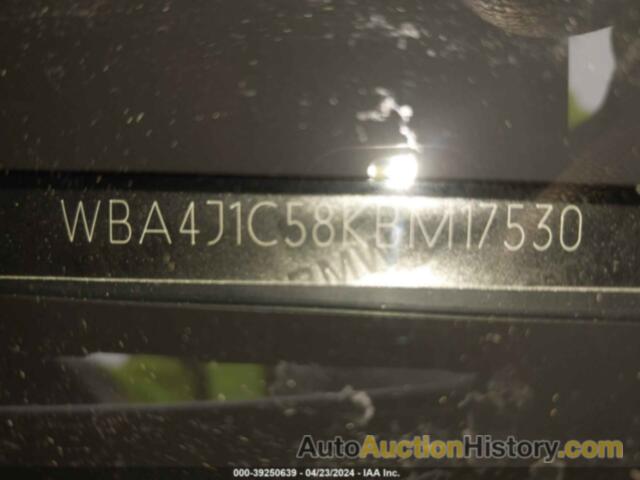 BMW 430I GRAN COUPE, WBA4J1C58KBM17530