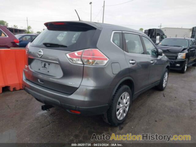 NISSAN ROGUE S, KNMAT2MV3FP589848